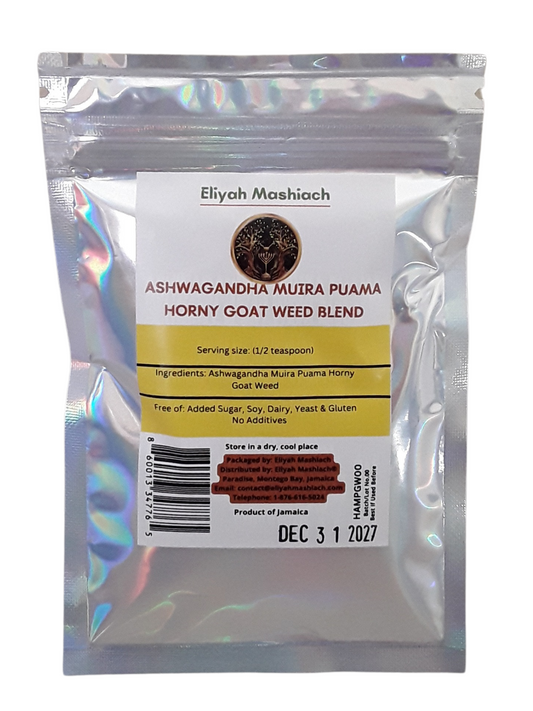 Eliyah Mashiach Ashwagandha, Muira Puama, Horny Goat Weed Blend